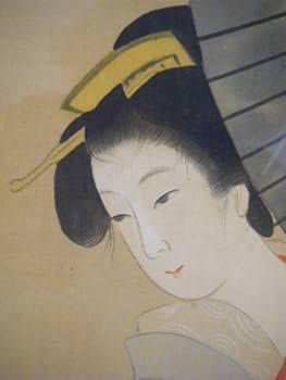 Amazon.co.jp: 絵画 千秋銘 日本画 美人画 大作 人気作品 K56